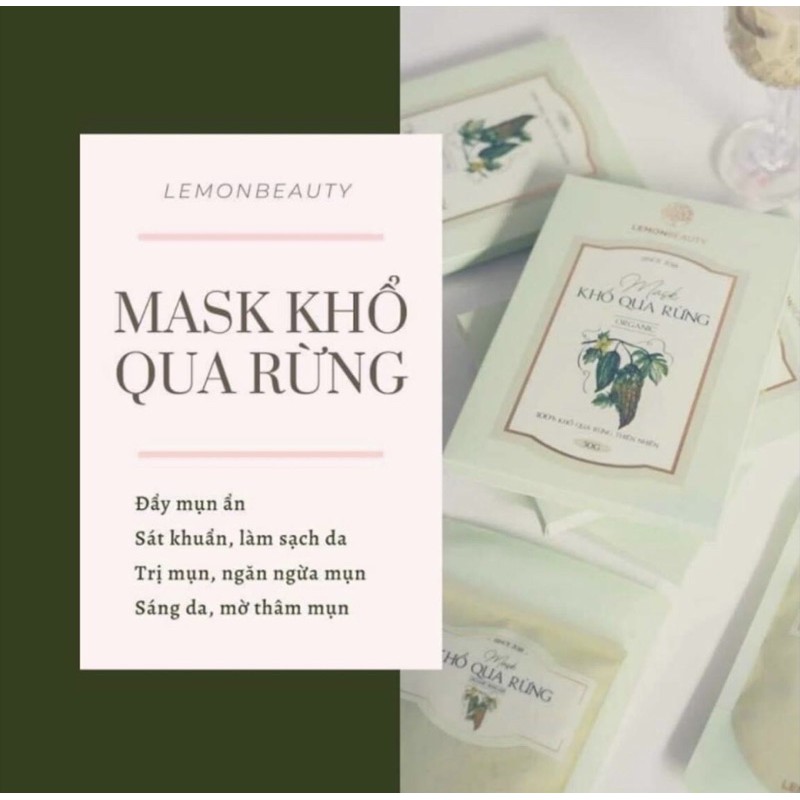 MẶT NẠ KHỔ QUA RỪNG TẶNG CỌ + QUE + XÔNG MẶT + CỘT TÓC