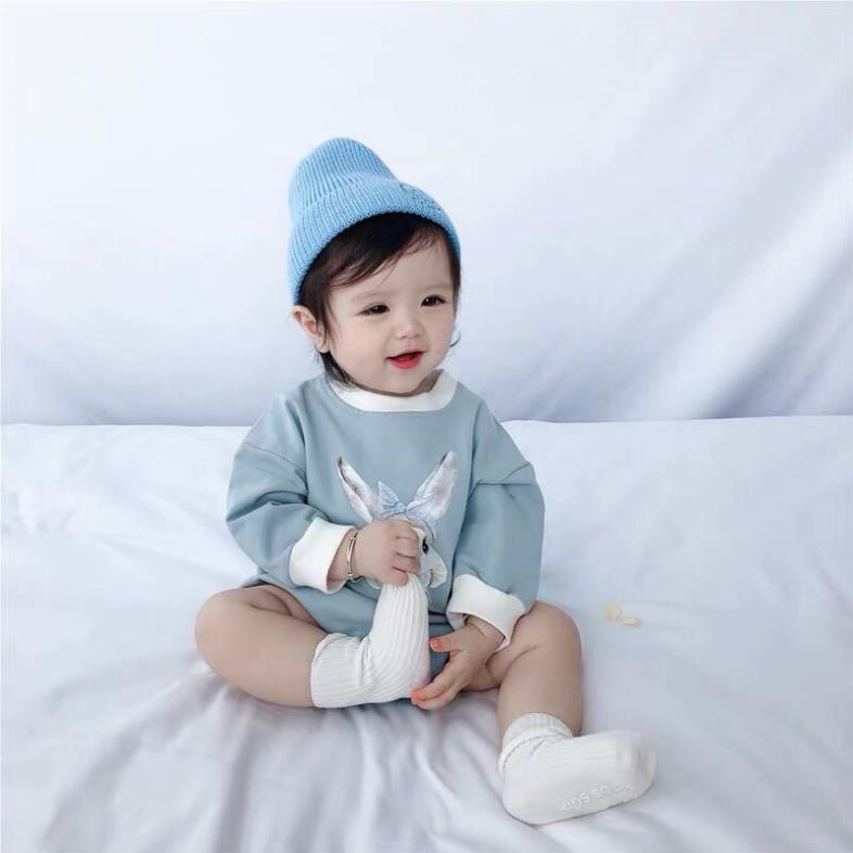 Body thỏ cotton dài tay cao cấp- Ảnh thật hàng cao cấp