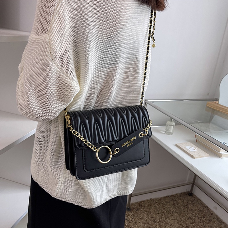 Túi Đeo Vai Có Vòng Trang Trí Thời Trang Cho Nữ