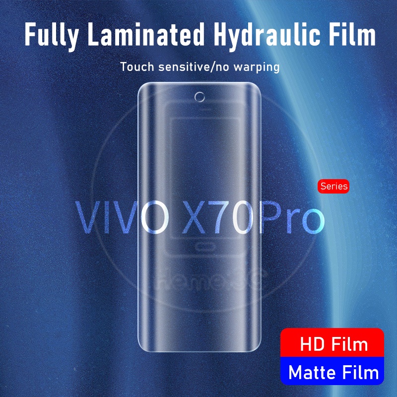 Miếng dán bảo vệ toàn màn hình dành cho Vivo X70 X60 X50 Pro Pro+ Plus X70Pro