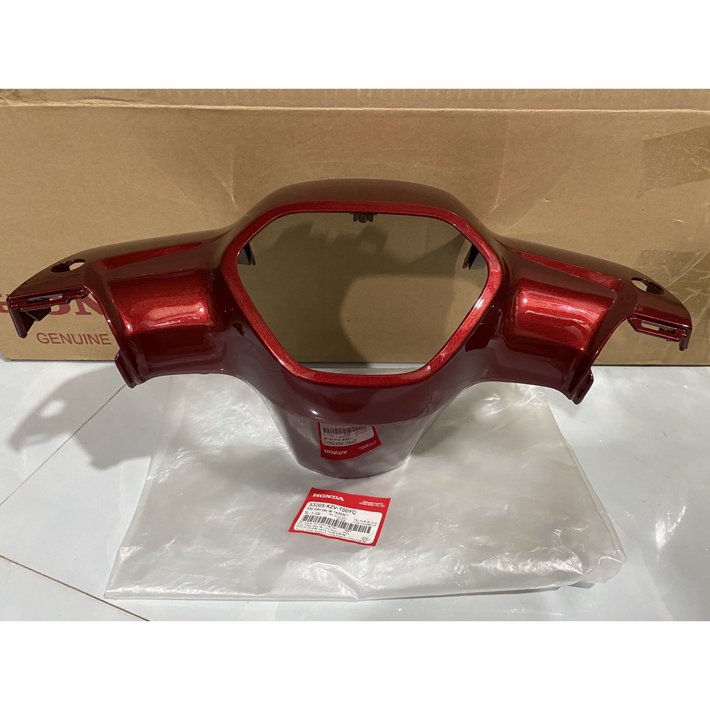 Nắp trên tay lái - ốp tay lái HONDA DREAM 110 màu Đỏ mận. *R350C* 53205KZVT00YQ