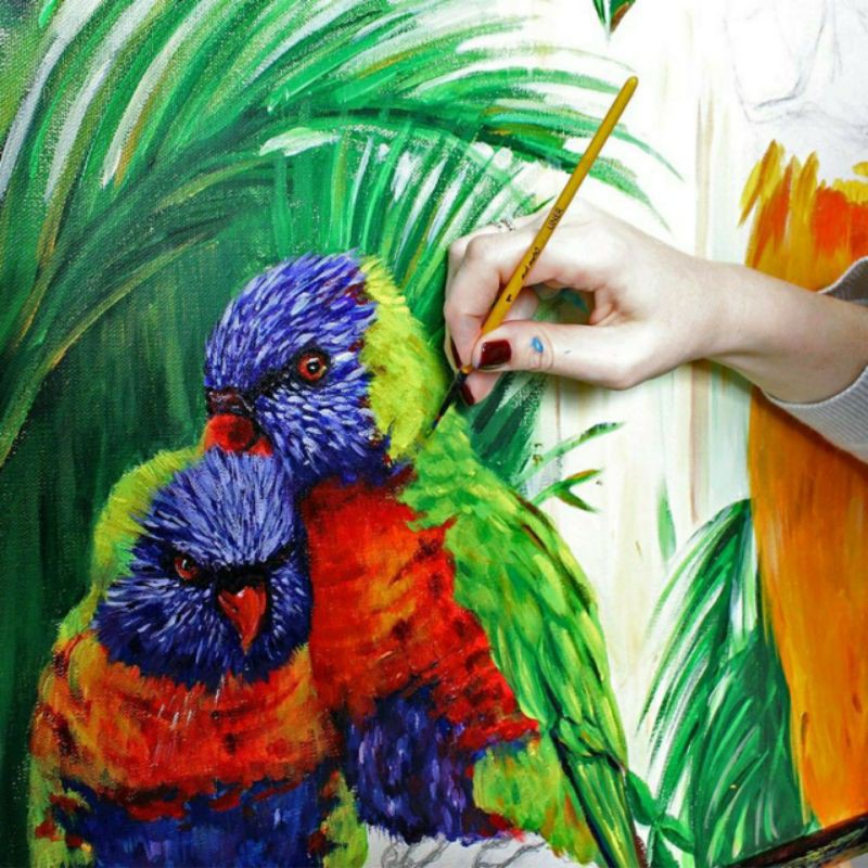 5 TOAN VẼ ÉP CANVAS MONT MARTE 10*10,13*17cm