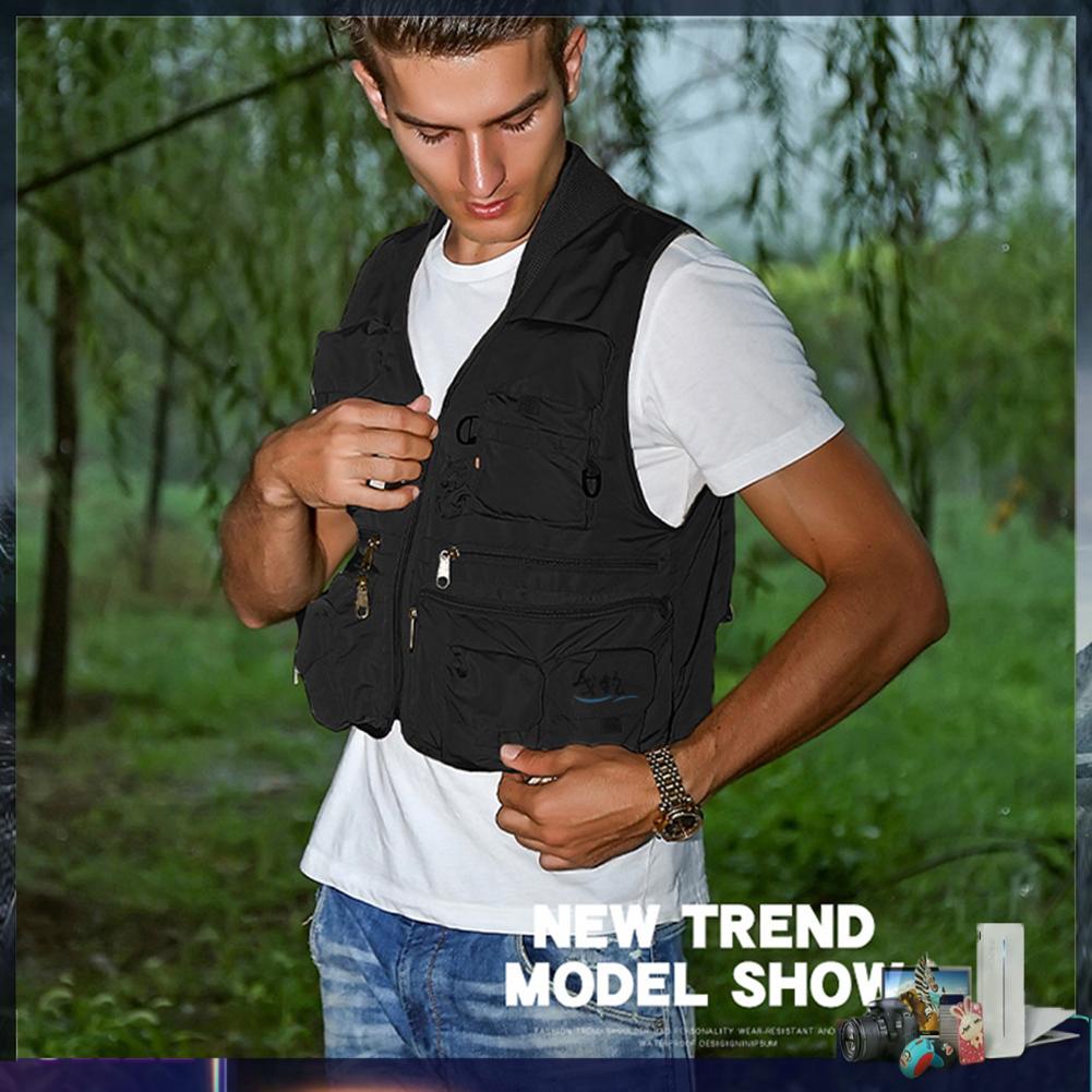 Áo Phao Cứu Sinh Nhiều Túi Tiện Dụng Cho Người Lớn Và Trẻ Em