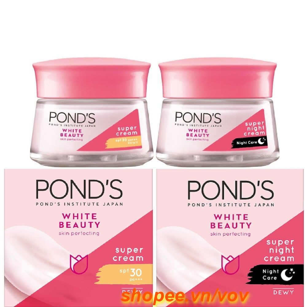 Kem Dưỡng Da 30g Trắng Hồng Rạng Rỡ Ponds White Beauty Ban Đêm Chính Hãng.