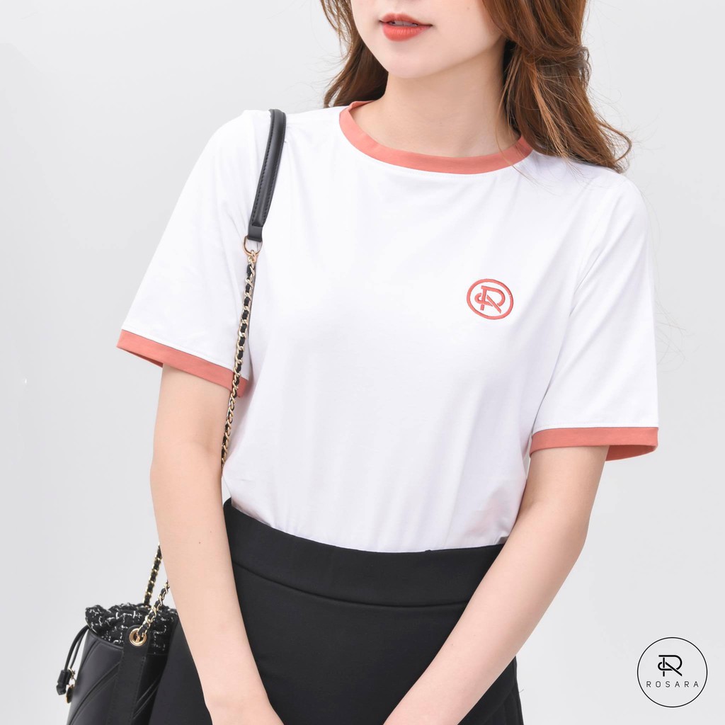 Áo thun phông thời trang nữ chất siêu mịn mát co dãn Rosara SP113 | BigBuy360 - bigbuy360.vn