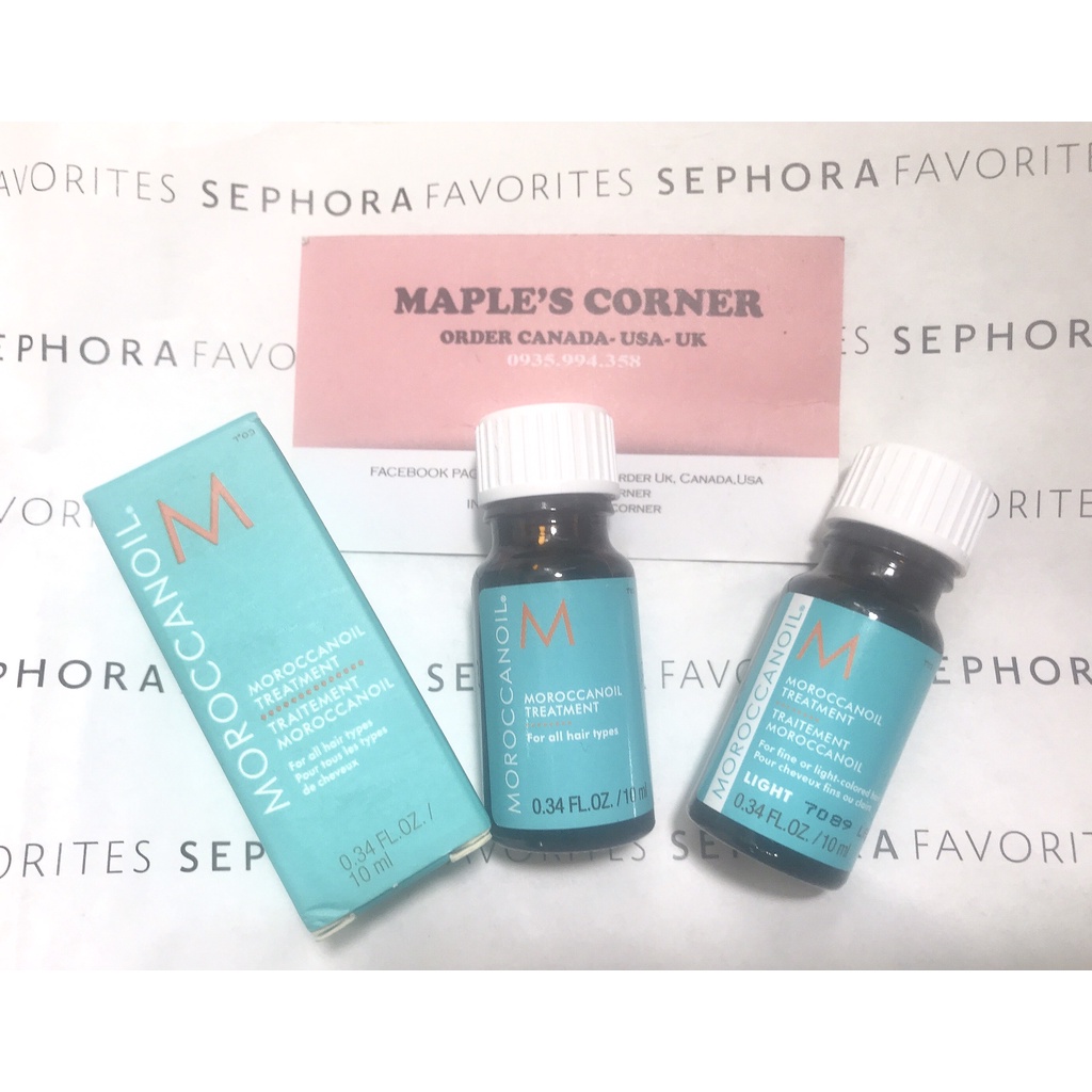 Tinh dầu dưỡng tóc moroccanoil treatment 10ml