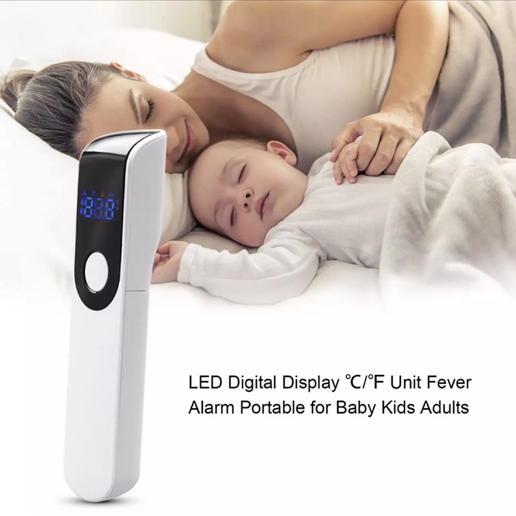 Nhiệt kế điện tử hồng ngoại đa năng đo trán, nước, sữa nhanh, chính xác - Tặng kèm pin, bảo hành 12 tháng