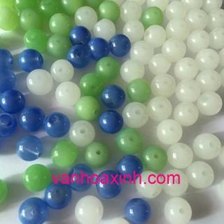 🌺Hạt đá màu trơn size 8-10mm
