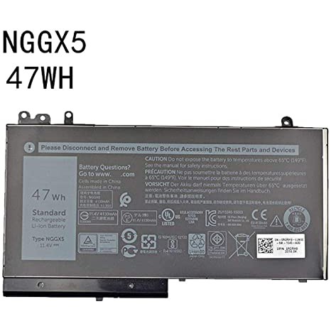 [HCM] PIN LAPTOP DELL E5470 NGẮN 38WH (RYXXH)/ 47WH (NGGX5)  - 3, 4 CELL dùng cho Latitude E5270 E5470 E5570