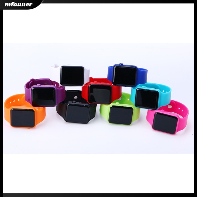 Đồng Hồ Điện Tử Dây Silicone Cho Bé Trai Và Gái