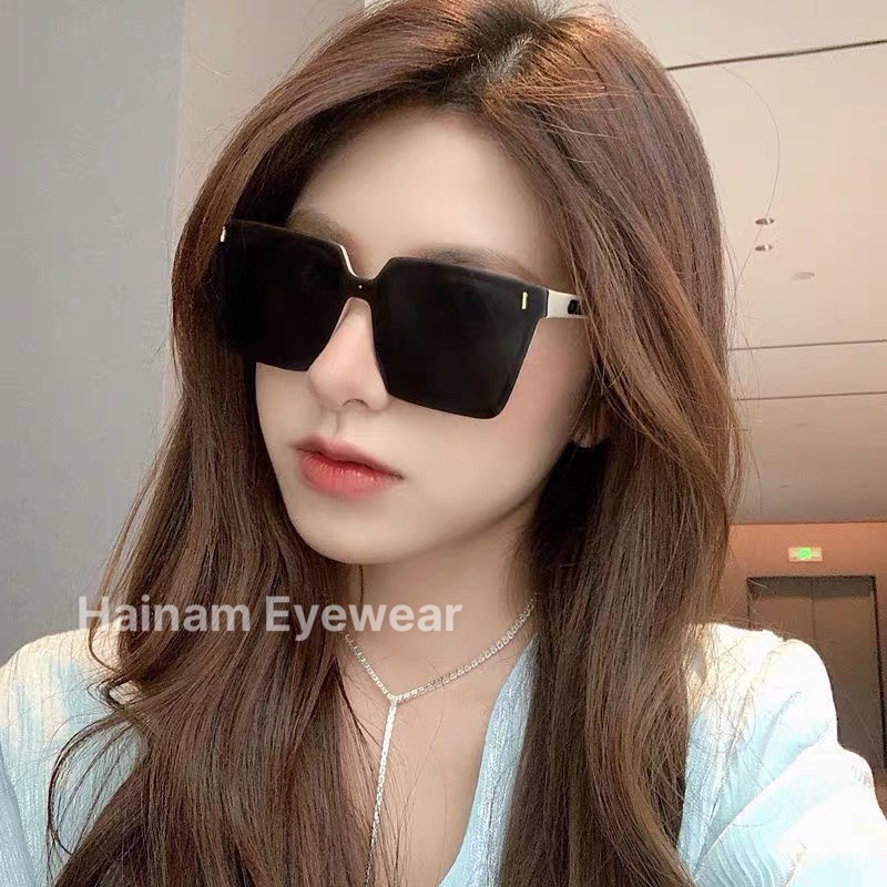 Kính râm Nam Nữ Chống UV Hàn Quốc, Kính đen Kính mát nam nữ dáng  vuông kiểu dáng thời trang sành điệu