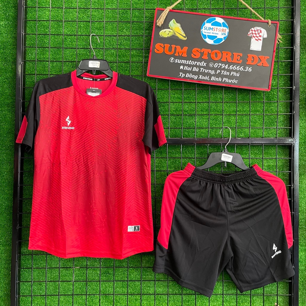 Quần Áo Bóng Đá Không Logo Chính Hãng Strivend V1 (6 Màu) - Đồ Thể Thao Nam Nữ Cực Hot 2022