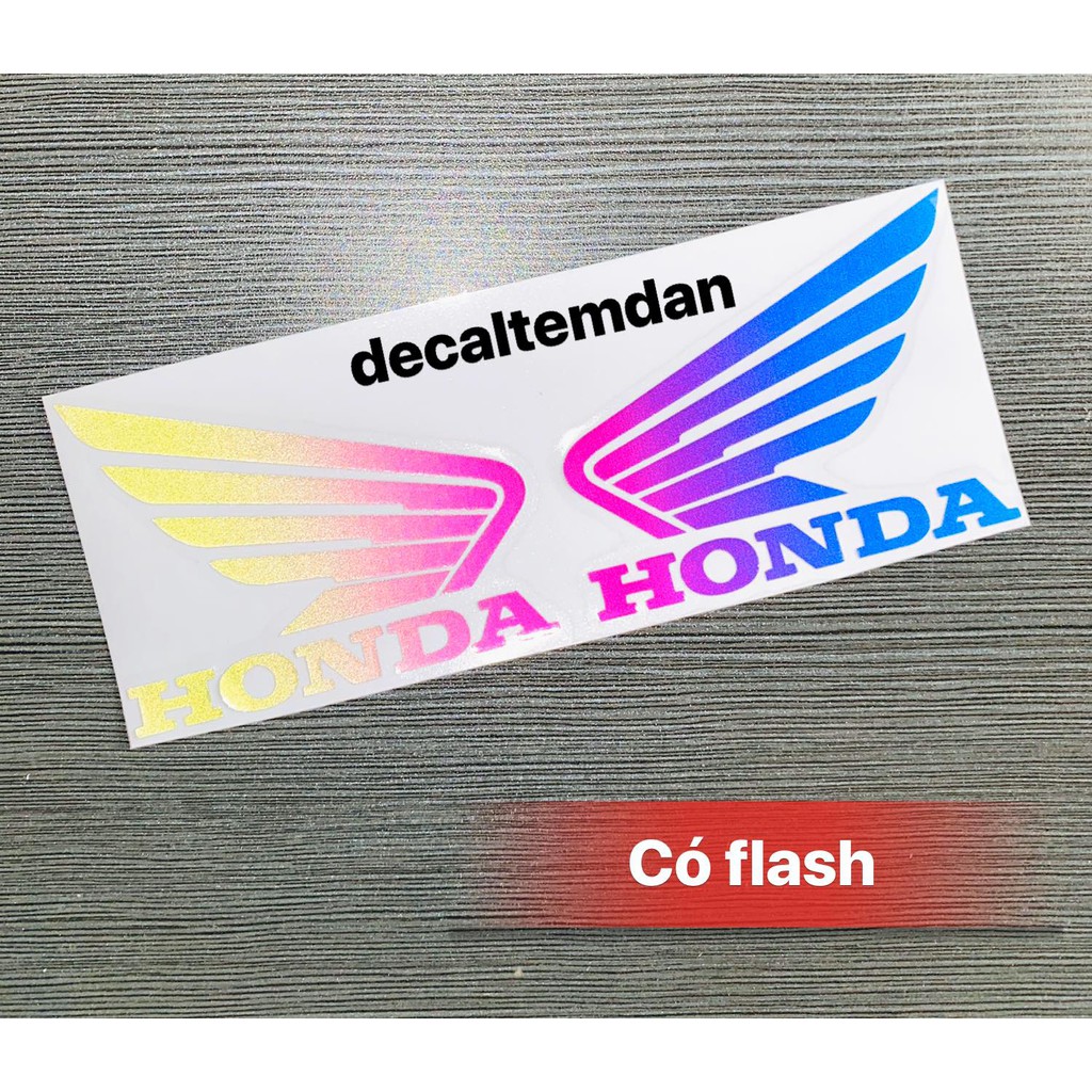 DDXM - v30/2 - DECAL CÓ PHẢN QUANG HÌNH CÁNH CHIM MÀU SẮC NHƯ HÌNH DÁN TRANG TRÍ...