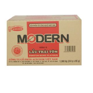 Mì Modern Lẩu Thái Tôm 65g thùng 24 ly
