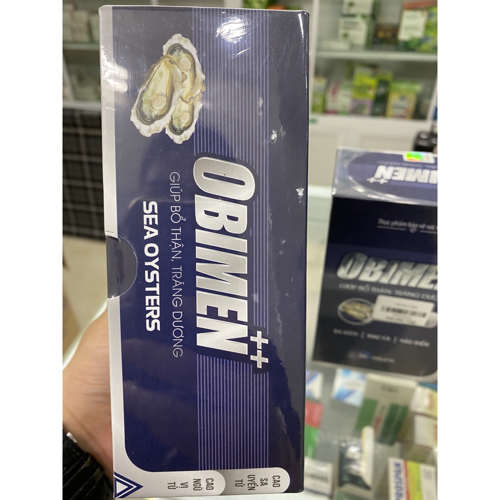 Viên uống OBimen ++ hộp 30 viên giúp bổ thận, tráng dương, hỗ trợ tăng cường sinh lực và khả năng sinh lý Nam giới