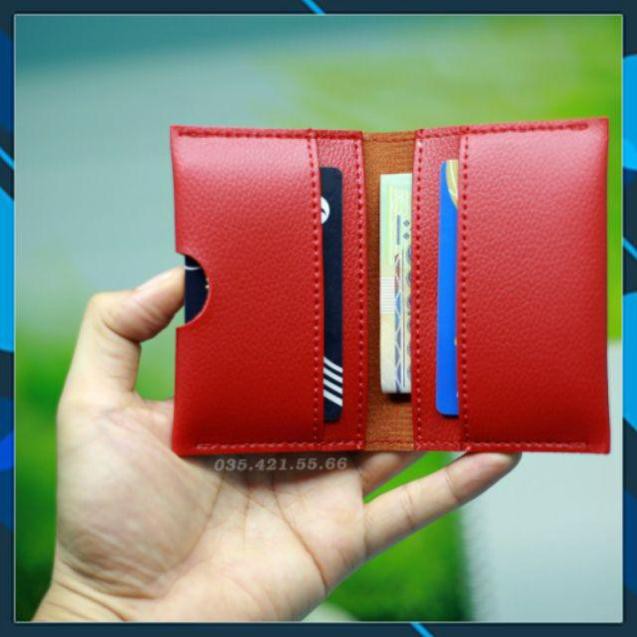 Quà tặng 8.3 dành cho chị em - Ví Card holder thời trang da PU cao cấp  Minh An Shop