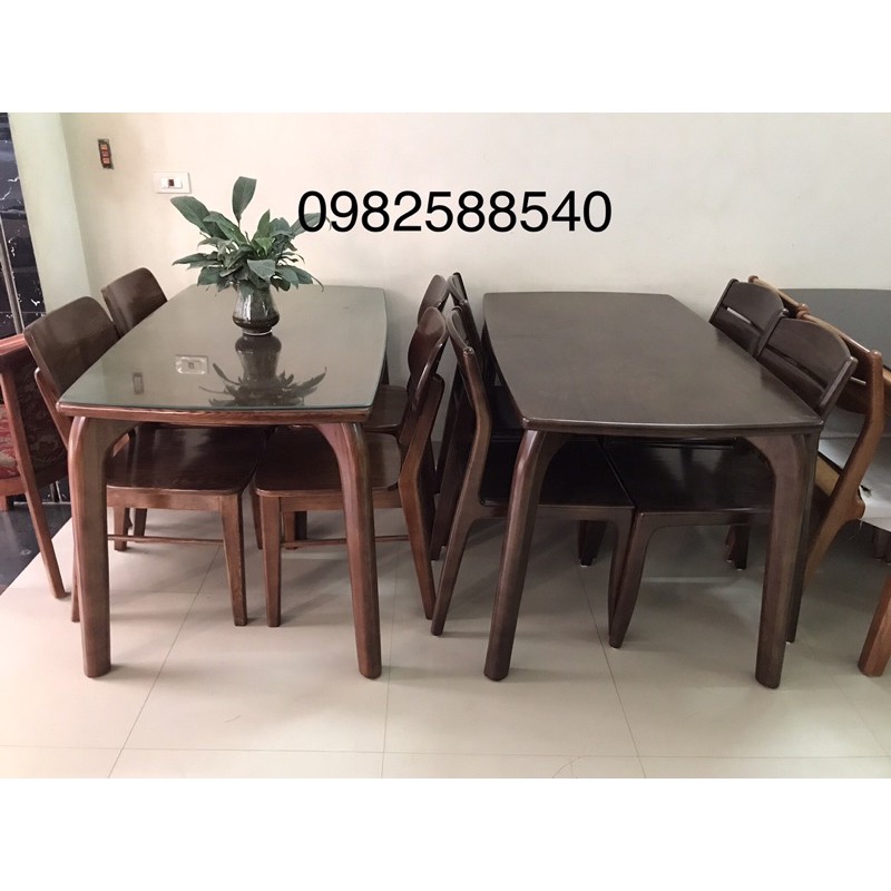 Bàn ghế ăn gỗ tự nhiên
