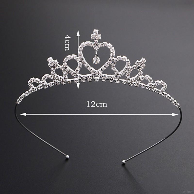 Vương miện Tiara đính đá xinh xắn cho bé gái