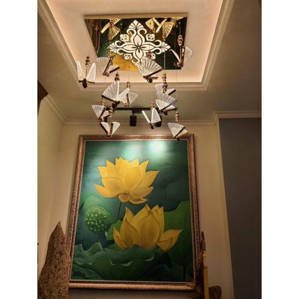 Đèn thả bướm trang trí phòng ngủ, bàn ăn,đèn phòng khách, đèn thả thông tầng; đèn thả bàn ăn trang trí, đèn thả decor