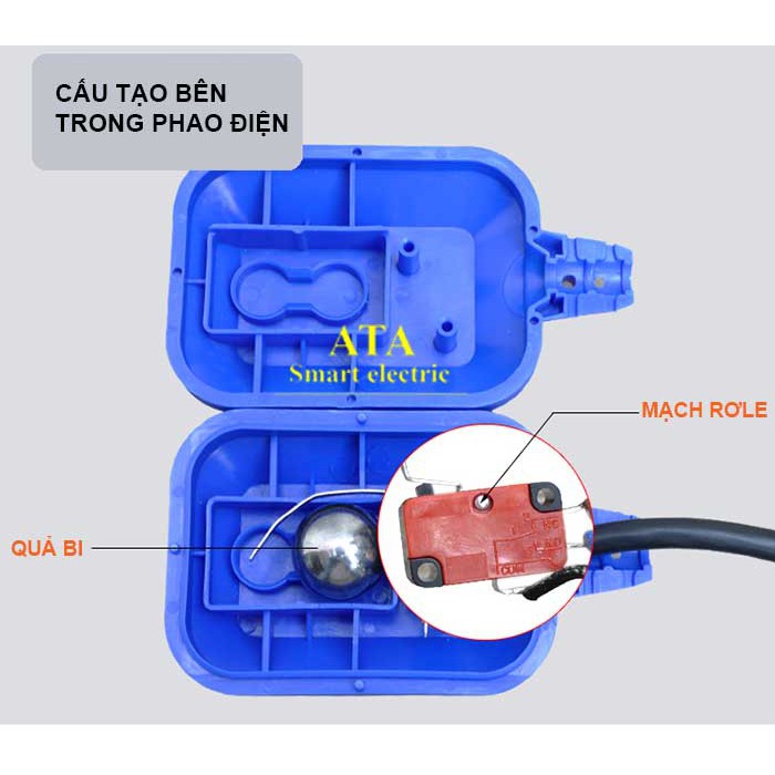 Phao điện máy bơm nước tự động AT2M( ATA)