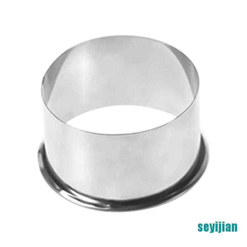 Khuôn Làm Bánh Bao Hình Tròn Bằng Thép Không Gỉ 3 Kích Cỡ