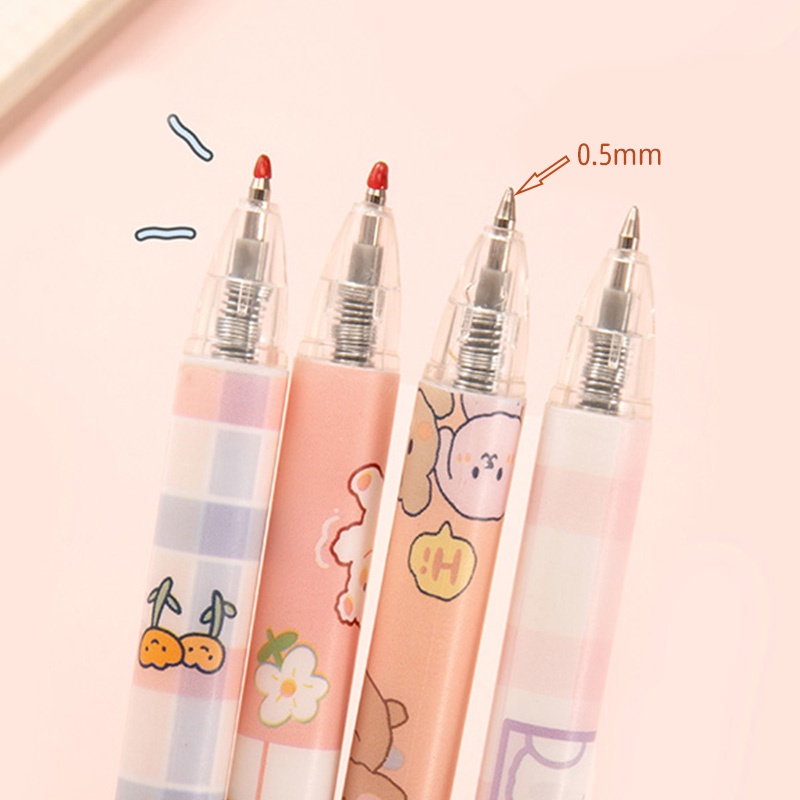 Bút Bi Mực Đen Ngòi 0.5Mm Có Thể Thu Gọn