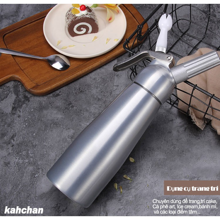 Bình xịt kem tươi 500ml Kahchan EP5198