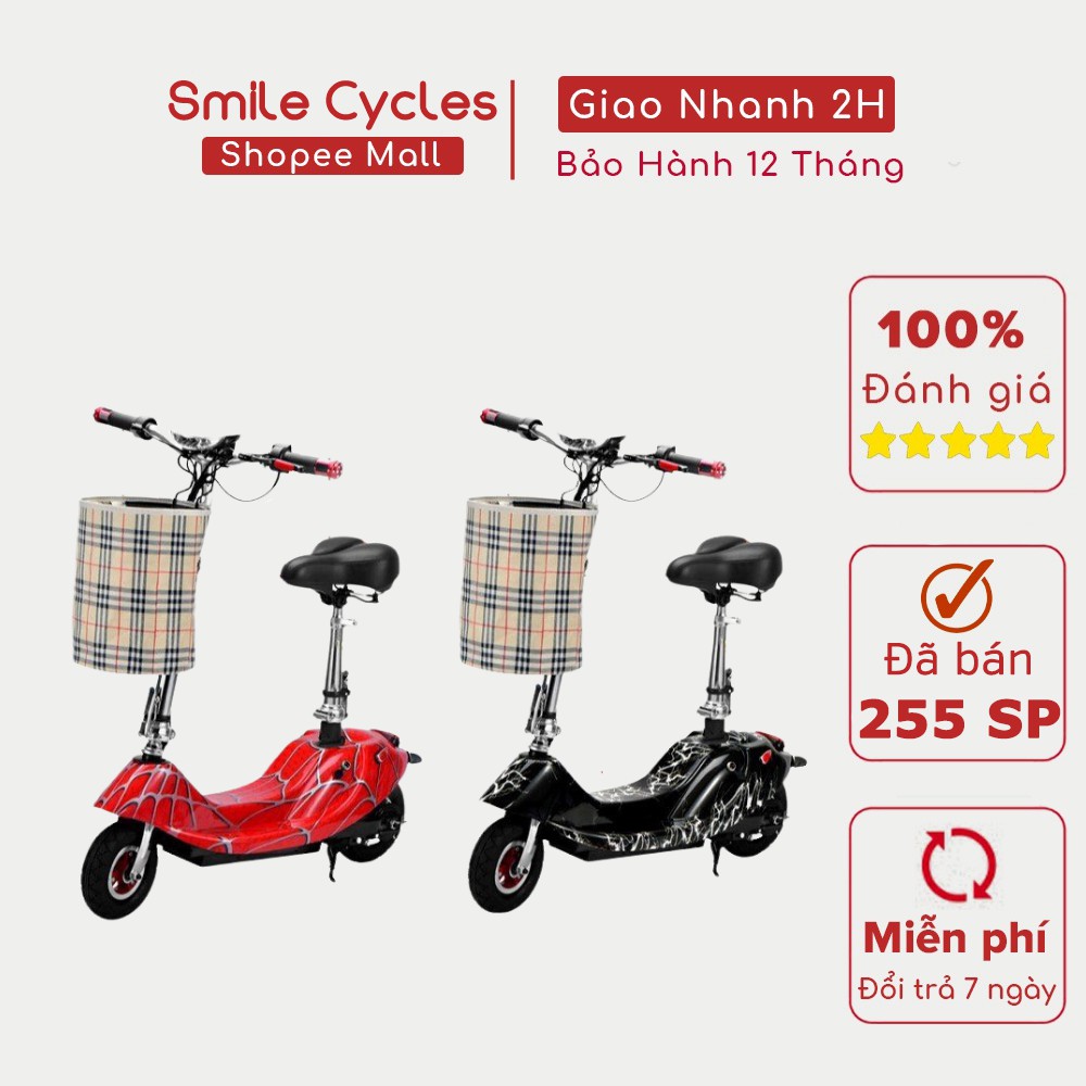 Xe Điện Mini E-SCOOTER 8 INCH (kèm ghế phụ)