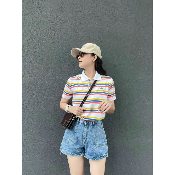 ÁO POLO LACOSTE SỌC NGANG VNXK HOT 2022