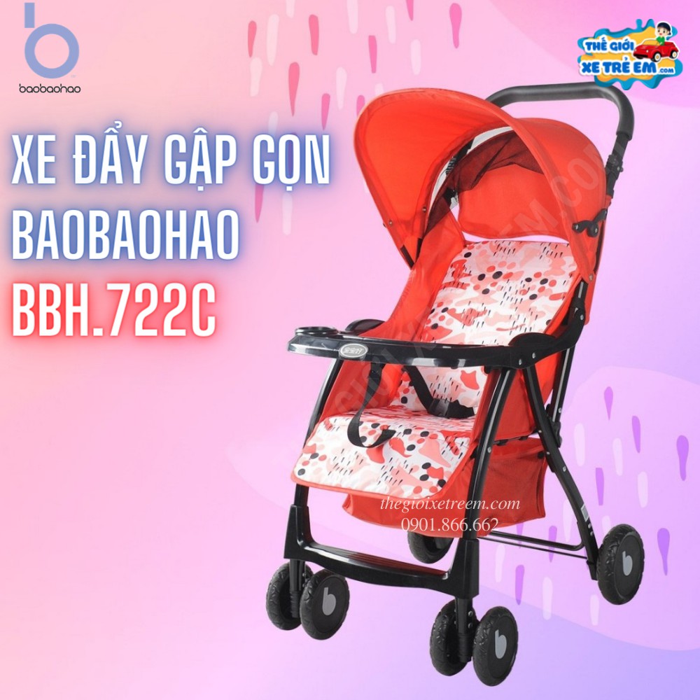 Xe đẩy cho bé gọn nhẹ Baobaohao 722C