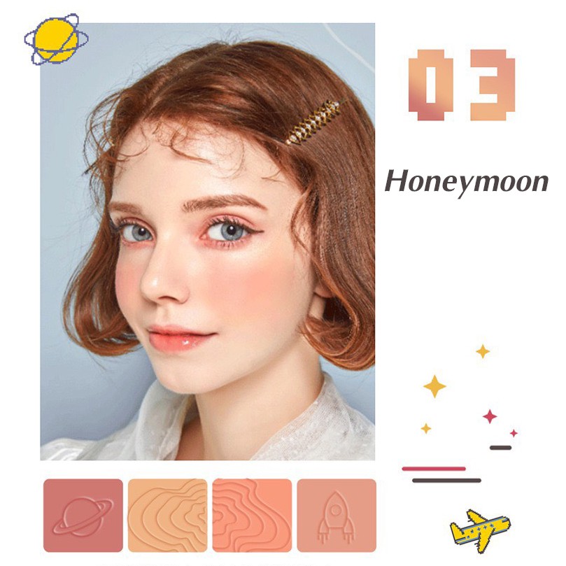 Phấn má hồng Colour Grid 4 ô xinh xắn Colour Grid thiên hà (Có sẵn - Giao nhanh) | BigBuy360 - bigbuy360.vn