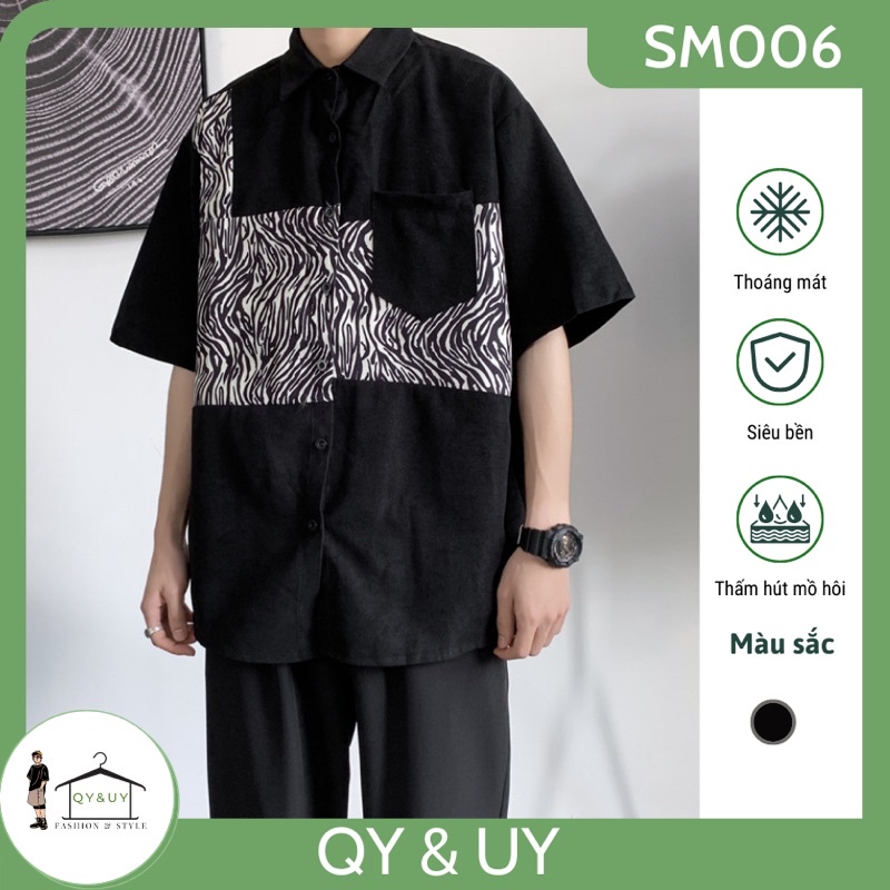 Áo sơ mi nam nữ unisex cá tính SM006