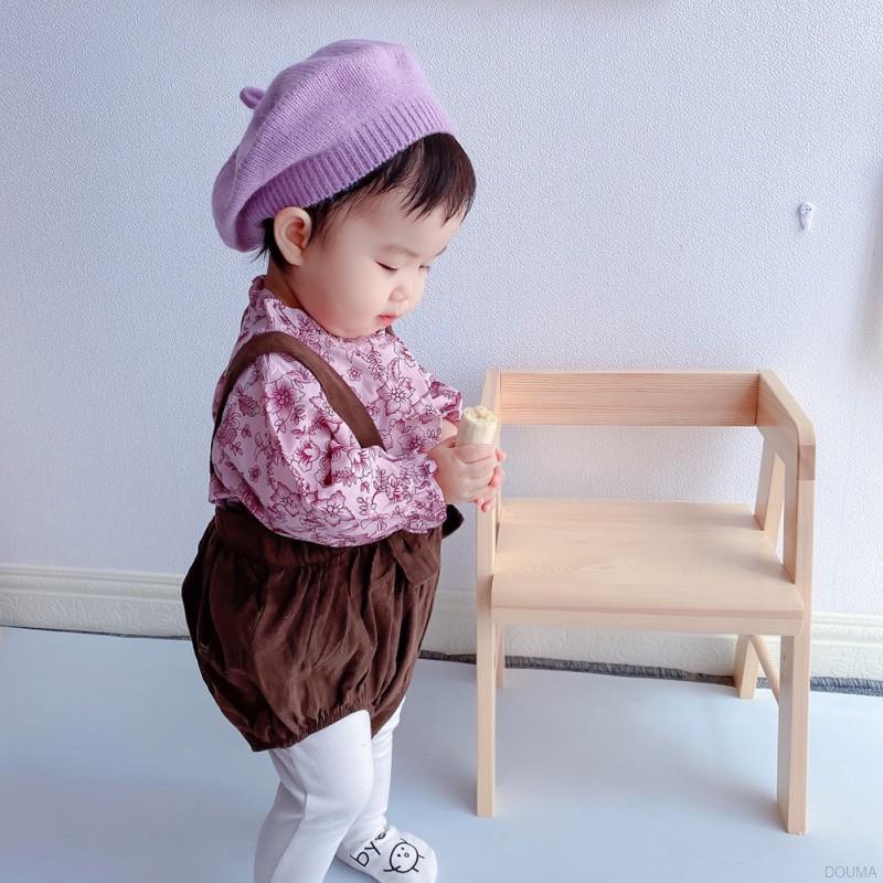 Mũ nồi dệt kim phong cách cổ điển Nhật Bản cho bé