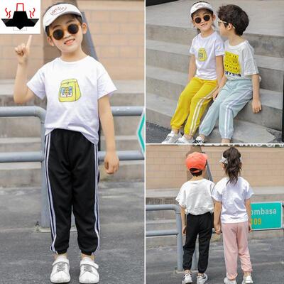 Quần Jogger Kẻ Sọc Chất Liệu Cotton Cho Bé 1-12 Tuổi quần bé trai Quần chống muỗi