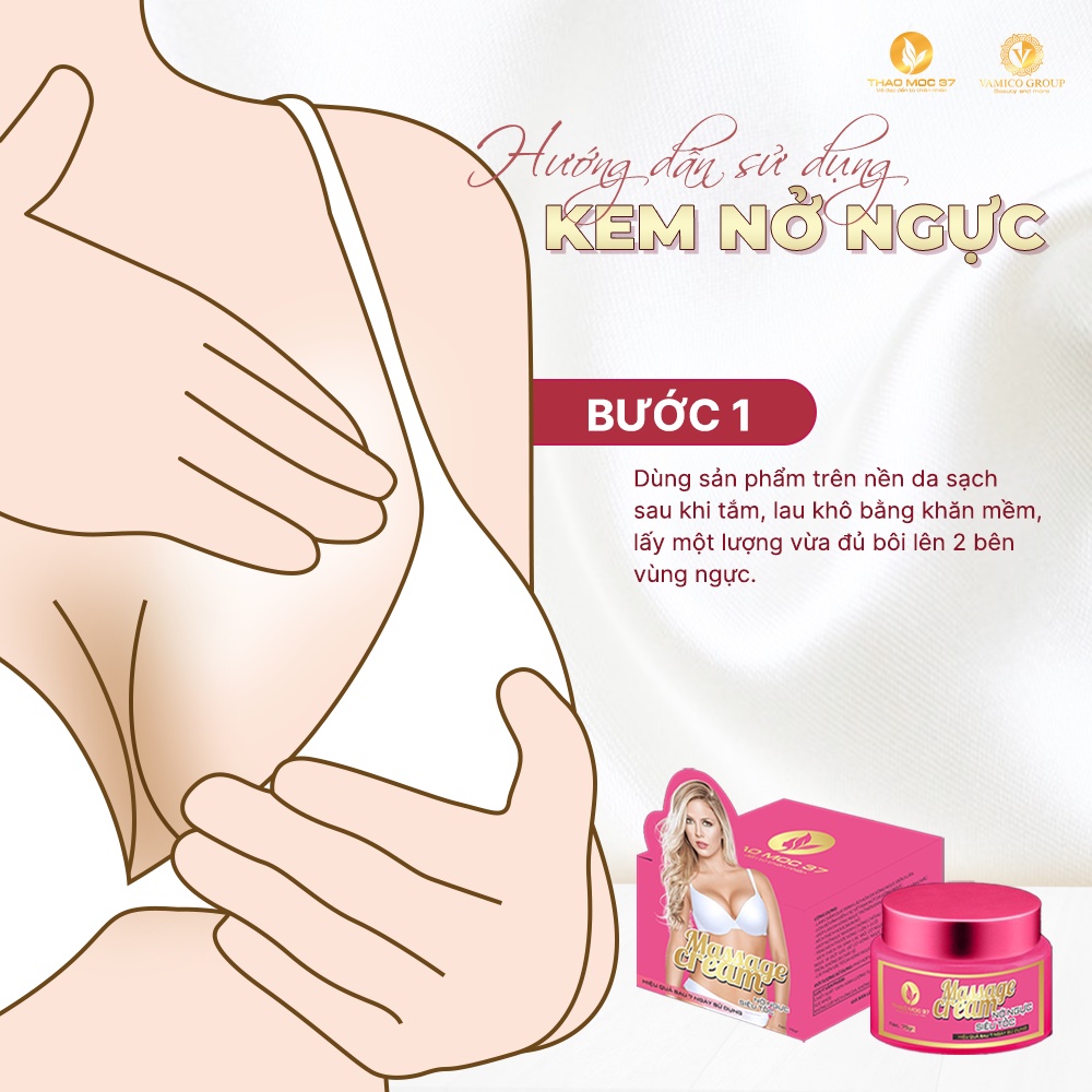 Kem nở ngực Massage Scream Thảo Mộc 37 Chính Hãng giúp săn chắc, cải thiện vòng 1 | BigBuy360 - bigbuy360.vn