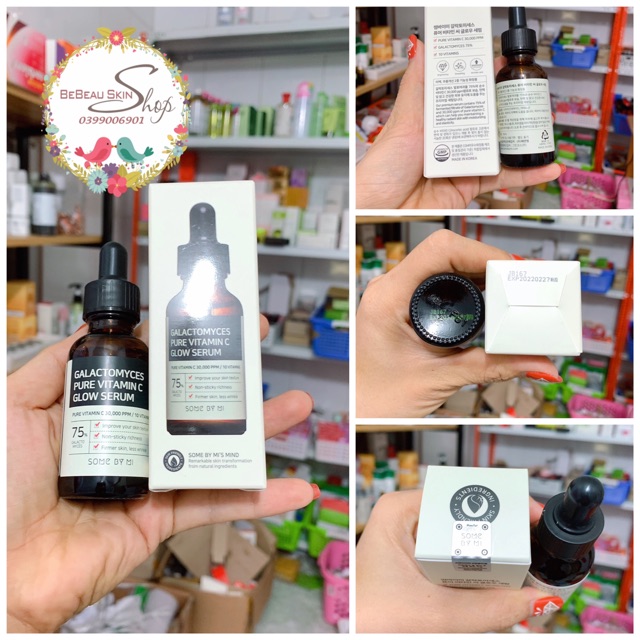 Toner/ Some By Mi dưỡng trắng da Galactomyces Pure Vitamin-C Glow Serum