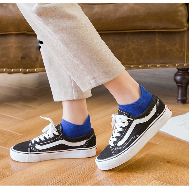 Vớ cotton trang trí họa tiết biểu tượng cảm xúc đáng yêu