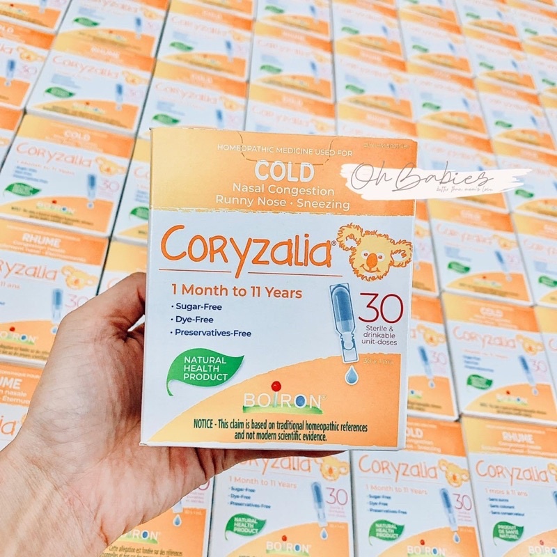 Muối uống Coryzalia - mẫu mới nhất 2021  [OH BABIES]