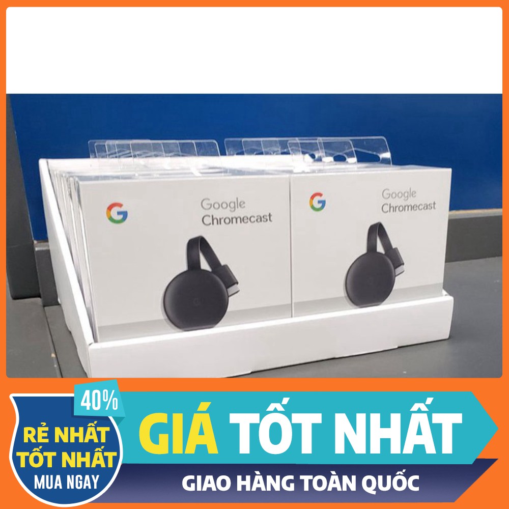 GIẢM KỊCH SÀN Thiết bị Google Chromecast 3 cho tivi %