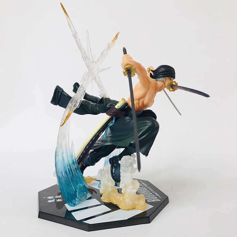 Mô Hình Figure Zoro Tam Kiếm Phái Có Hiệu Ứng [17cm] - Mô Hình One Piece