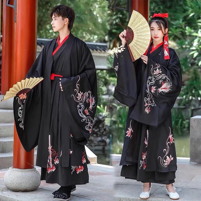 Trang phục cosplay  cổ trang nam, nữ  các họa tiết trên bộ đồ là thêu | BigBuy360 - bigbuy360.vn