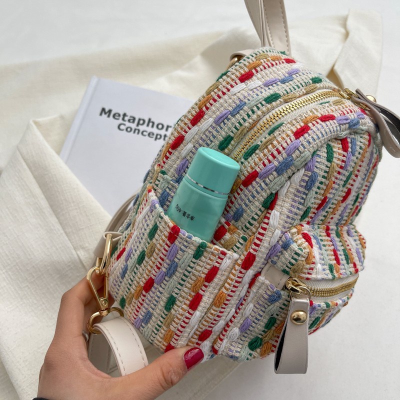 Túi cói Mini Đan Sợi Rơm Phong Cách Hàn Quốc Thời Trang Sang Trọng Cho Nữ 2022