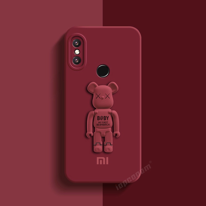 Ốp Điện Thoại Silicon Mềm Có Giá Đỡ Hình Gấu Dễ Thương Cho Xiaomi Redmi Note 5 Pro Redmi 5 Plus