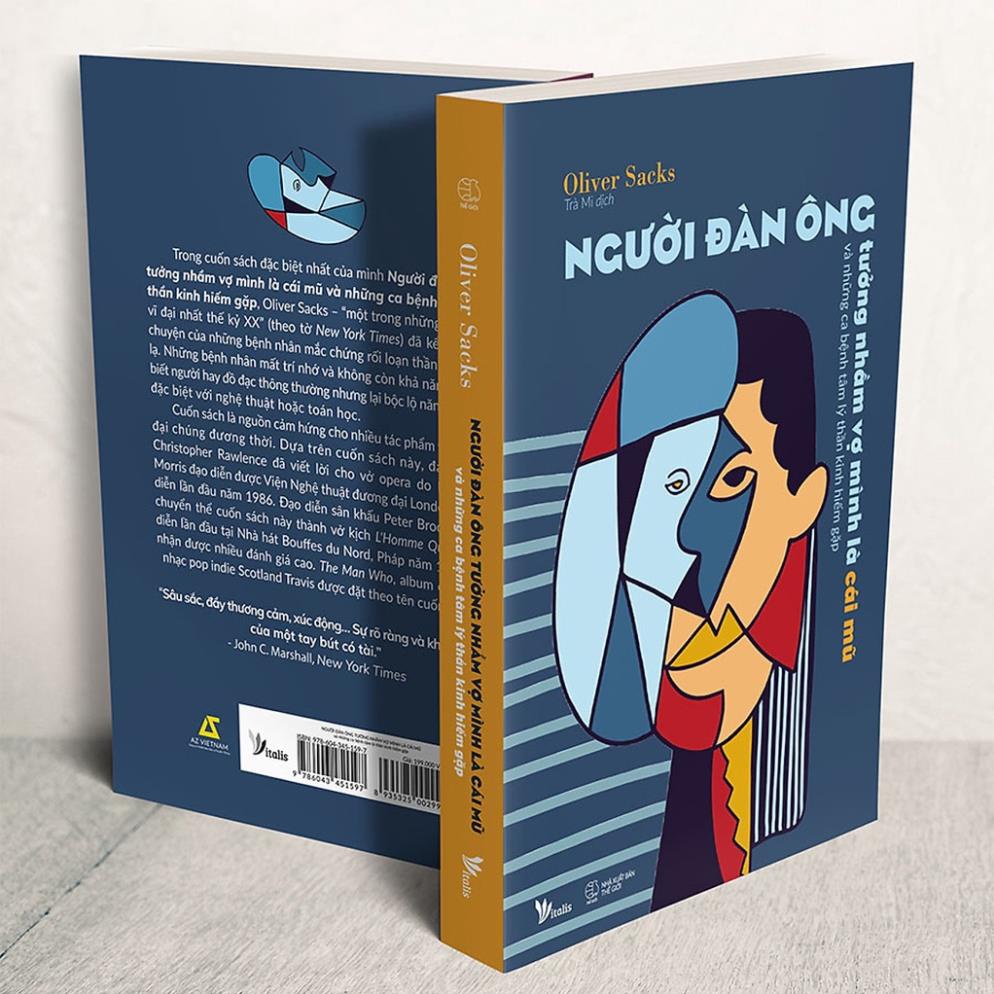 Sách - Người Đàn Ông Tưởng Nhầm Vợ Mình Là Cái Mũ Và Những Ca Bệnh Tâm Lý Thần Kinh Hiếm Gặp - AZVietNam