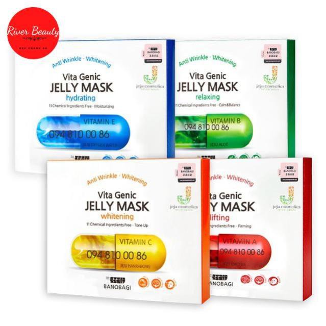 [1 HỘP] mặt nạ Banobagi Jelly Mask mẫu mới 2018( Hàng có bill)