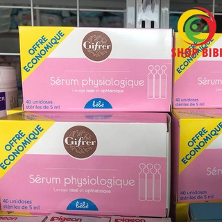 Nước muối sinh lý Gifrer 40 ống x 5ml