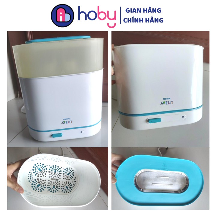 Máy tiệt trùng hơi nước PHILIPS AVENT 3 in 1 diệt 99.9% vi khuẩn có hại - Hàng chính hãng có giấy bảo hành 12 tháng