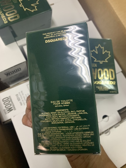 Nước hoa Dsquared2 Green Wood EDT Pour Homme sp. 100ml DSD5D10 (full seal)