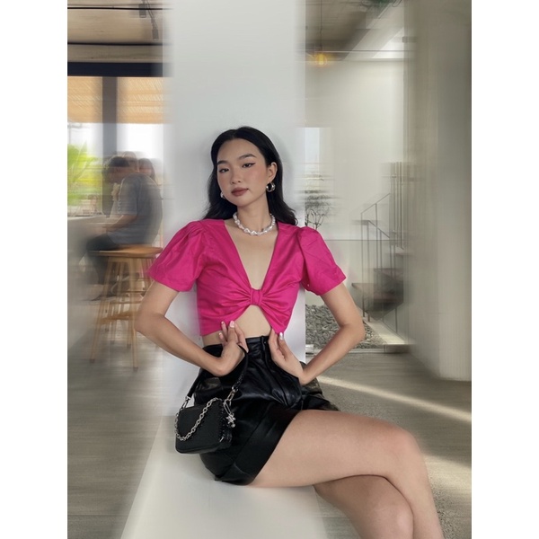 SAP-Áo croptop nơ