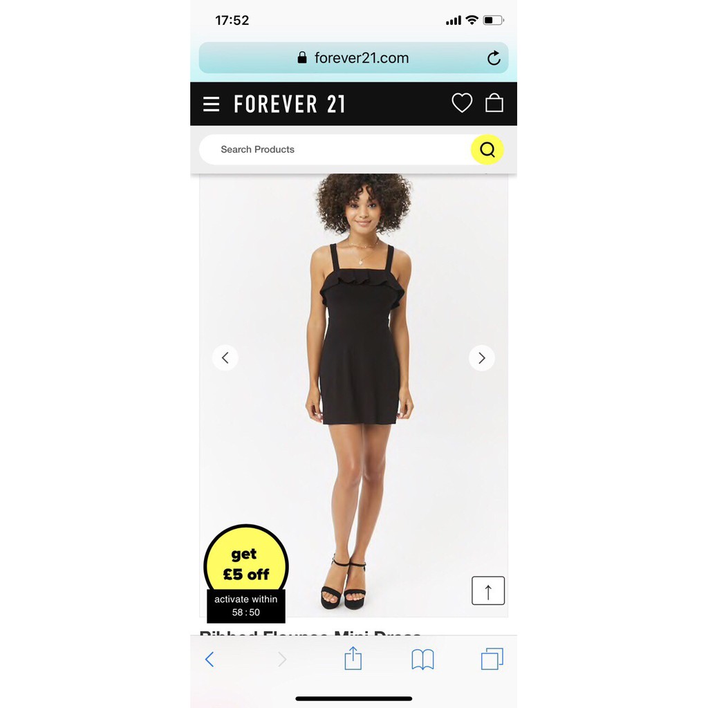Đầm thun gân F21